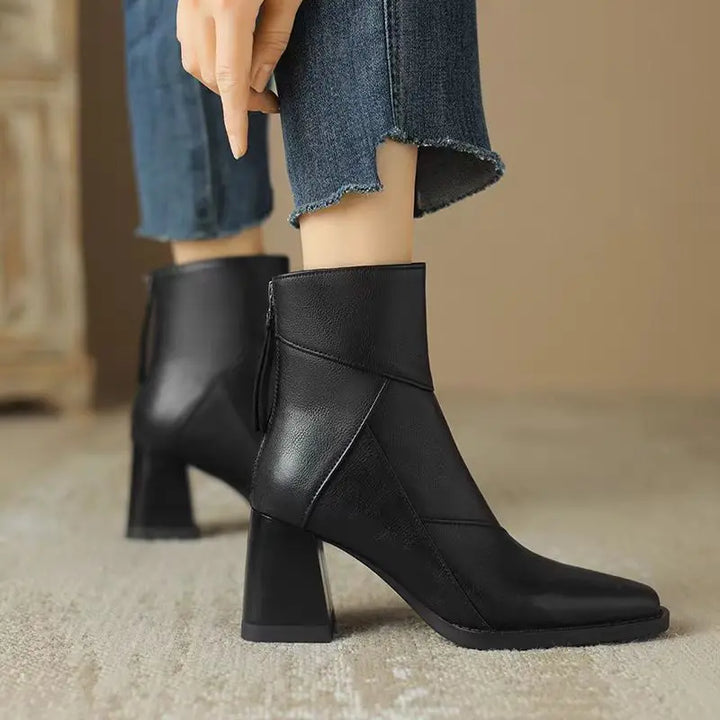 High Heeled Ankle Boots