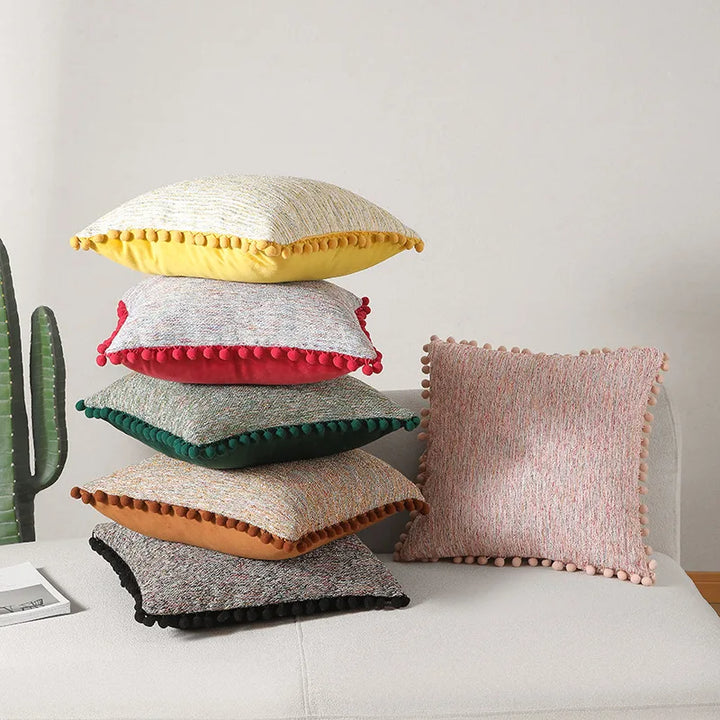 Cozy Pom-Pom Pillow Covers