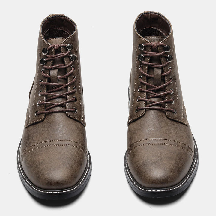 Leather Boots Casual Brand Retro 2026 Fashion Comfortable Boots Shoes Man