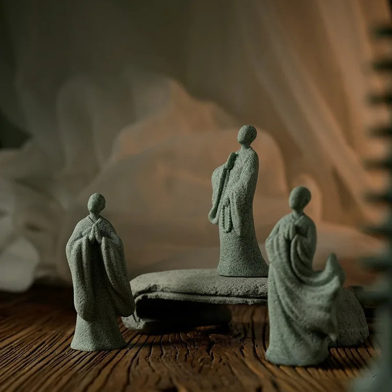 Harmony Monks Figurine Set