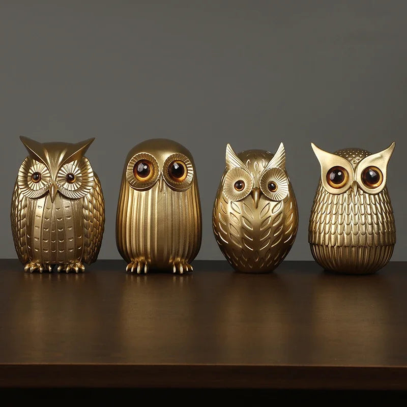 Wisdom Owl Figurines