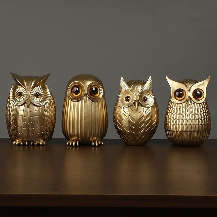 Wisdom Owl Figurines
