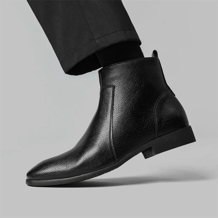 Pebble Grain Chelsea Boots
