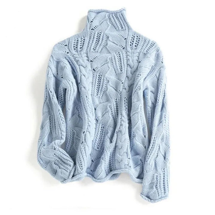 Frosted Leaf Turtleneck