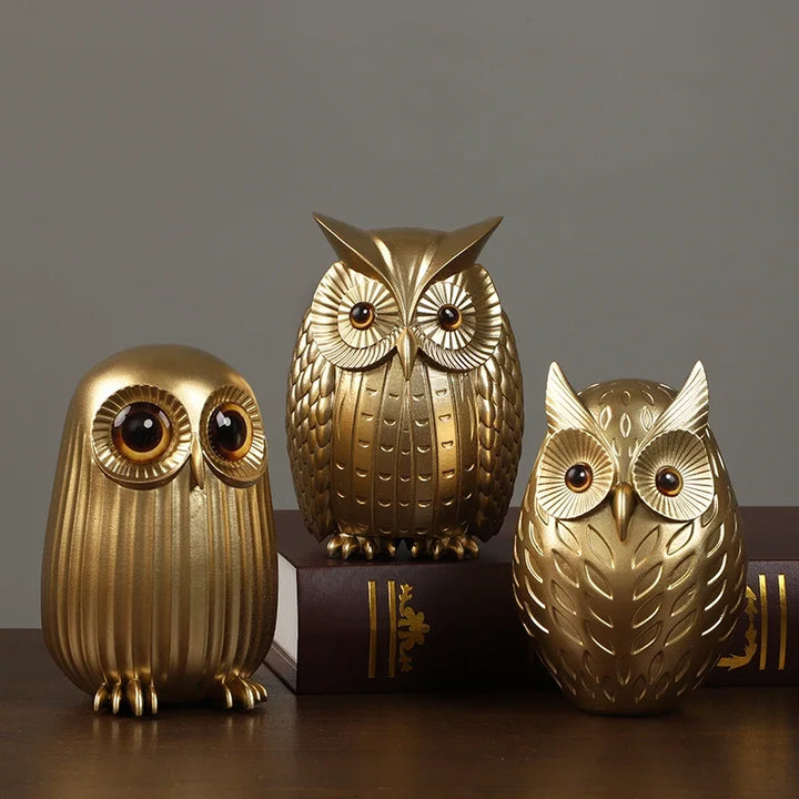 Wisdom Owl Figurines