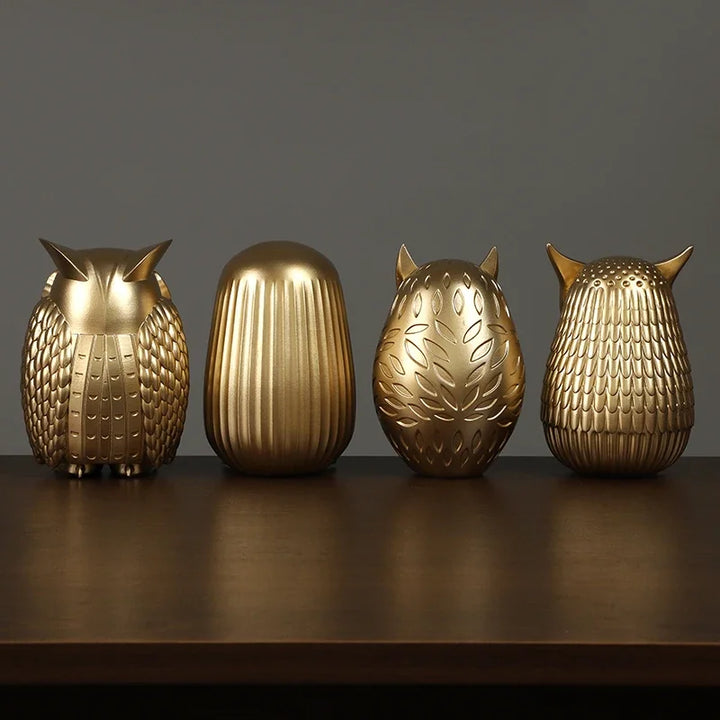 Wisdom Owl Figurines