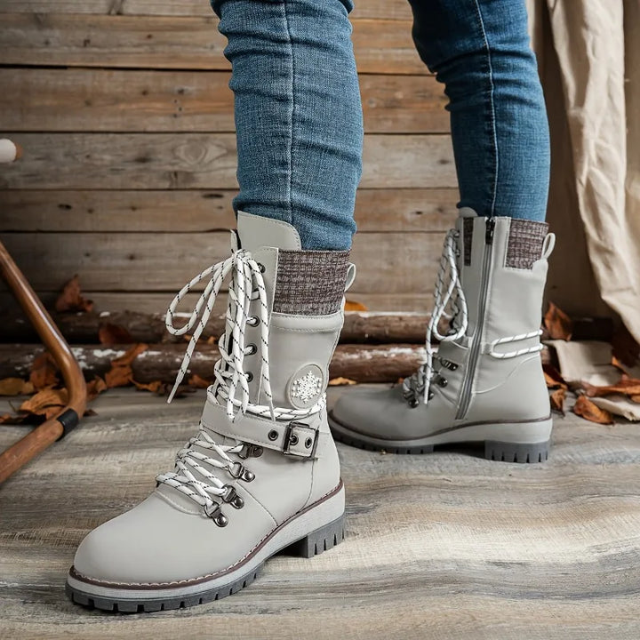 Flurry Chic Utility Boots