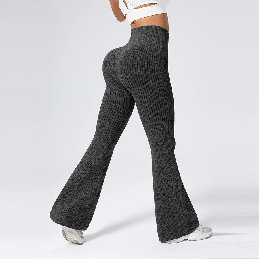 Flare Ribbed Leggings