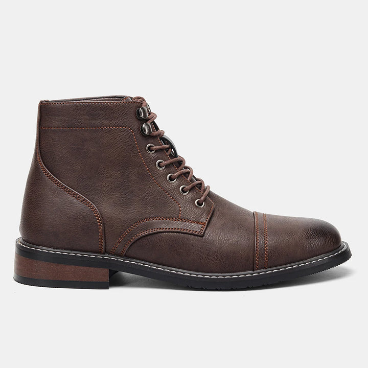 Leather Boots Casual Brand Retro 2026 Fashion Comfortable Boots Shoes Man