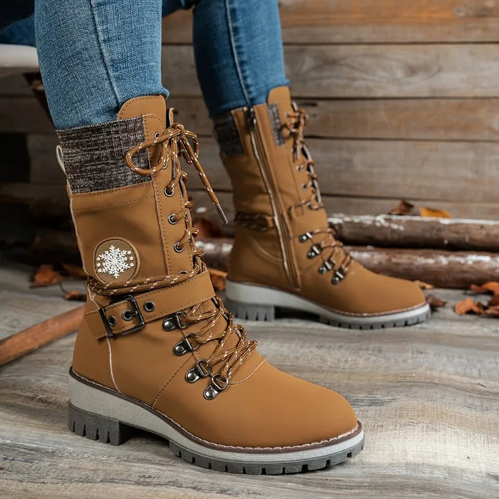 Flurry Chic Utility Boots