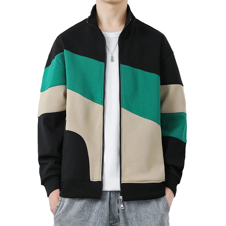 Colorblock Zip-Up