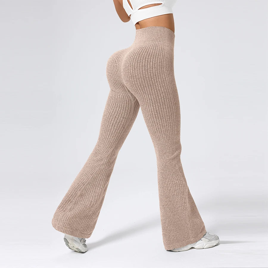 Flare Ribbed Leggings