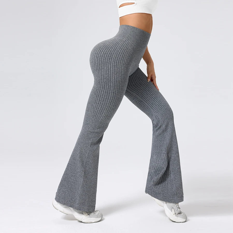 Flare Ribbed Leggings