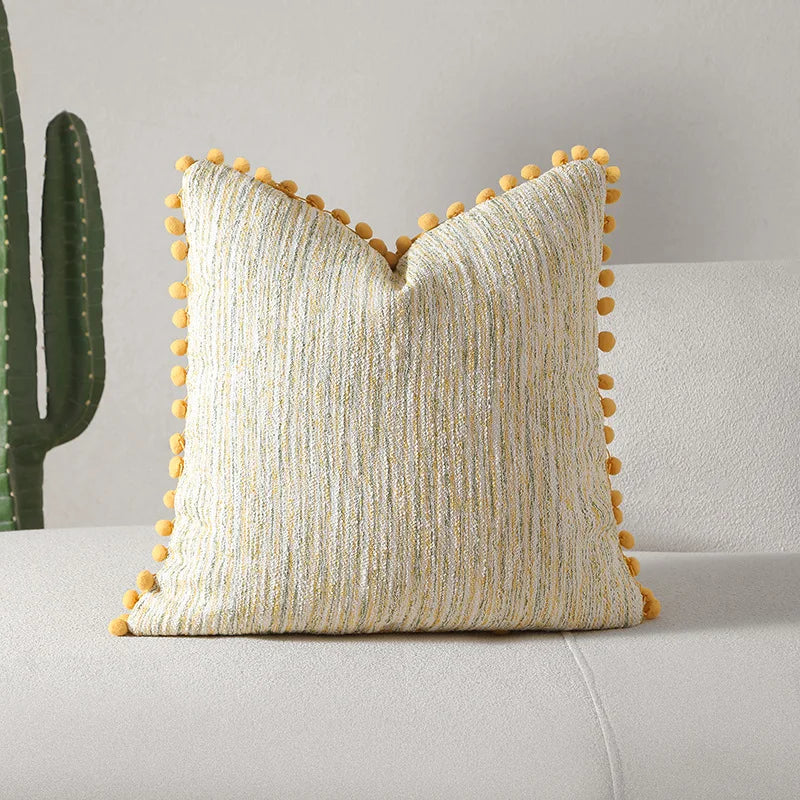 Cozy Pom-Pom Pillow Covers