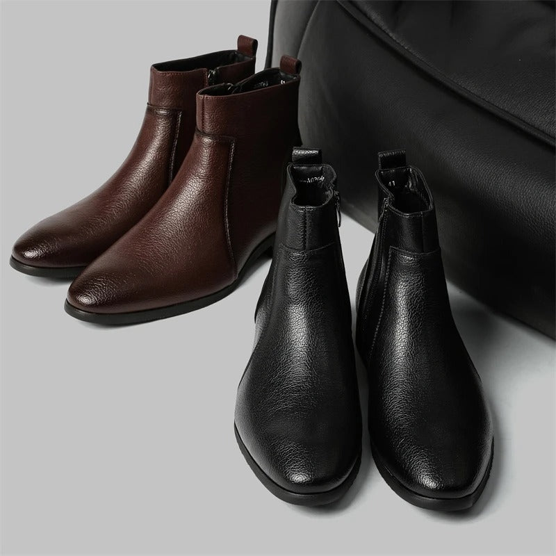Pebble Grain Chelsea Boots