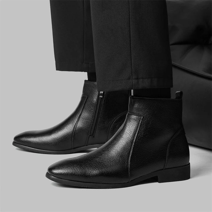 Pebble Grain Chelsea Boots